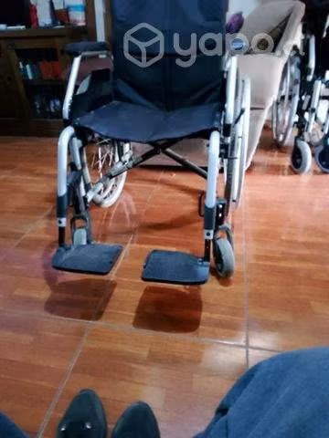 Silla ruedas pisa pies desmontable y ruedas tambi