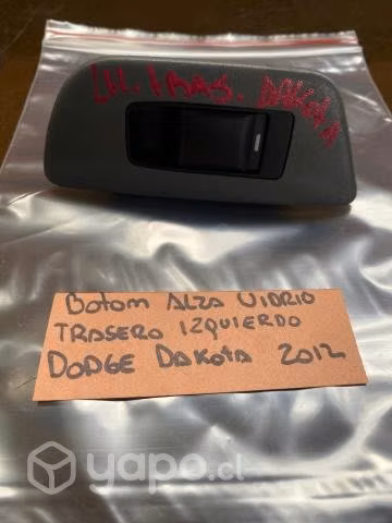 Boton alza vidrio pta tras izq Dodge Dakota 2012