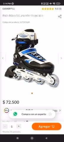 Patines adulto Nitro 5 Euroroller
