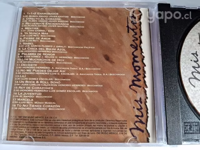 CD Luis Miguel - Mis momentos (1997)