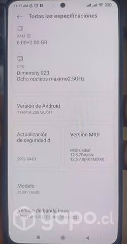 Xiaomi redmi 11 pro 5g