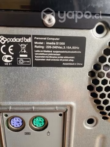 computador estacionario Packard Bell