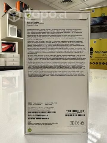 IPhone 14 pro Max 256GB Space Black Nuevo Boleta - Imagen 6