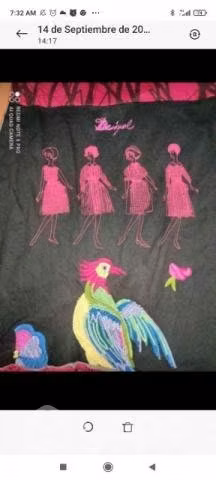Falda y polera desigual m/L sin uso