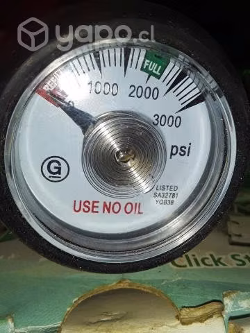 Regulador De Oxigeno tipo pin