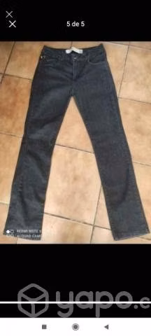 Mohicano negro jeans nuevo recto talla 44 - Imagen 3