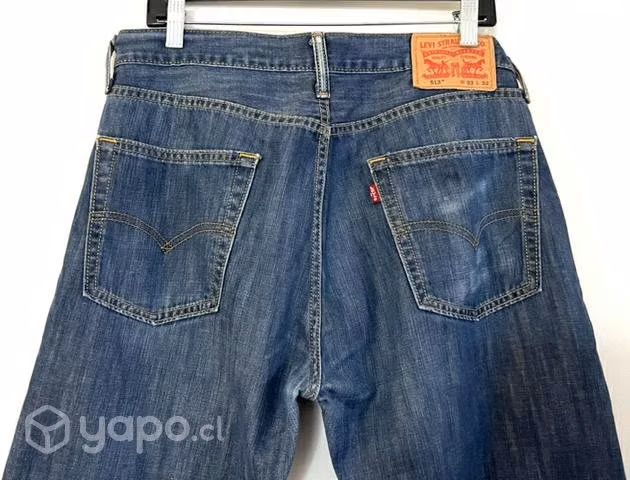 Jeans No Elástico Marca Levis 513 Talla W33 L32