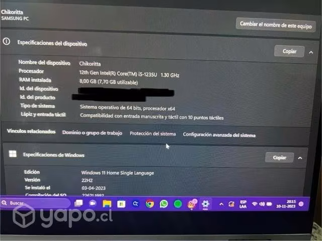 Notebook samsung - Imagen 4