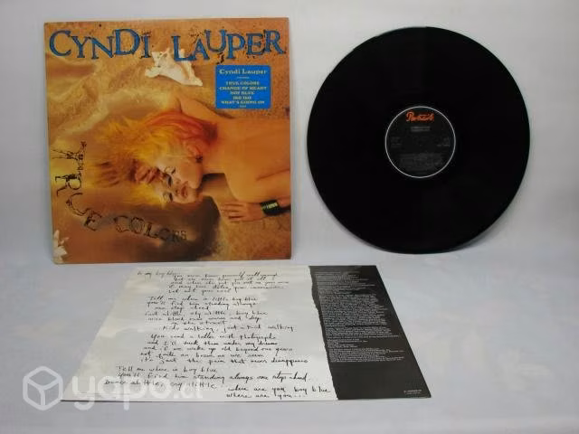 Vinilo Cyndi Lauper True Colors 1986 Holanda Ed. +
