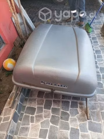Porta equipaje con barras de fierro