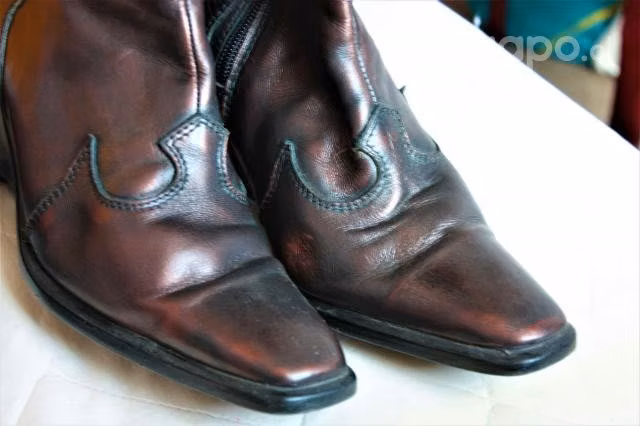 Botas Texanas Cuero Talla 36 - Imagen 4