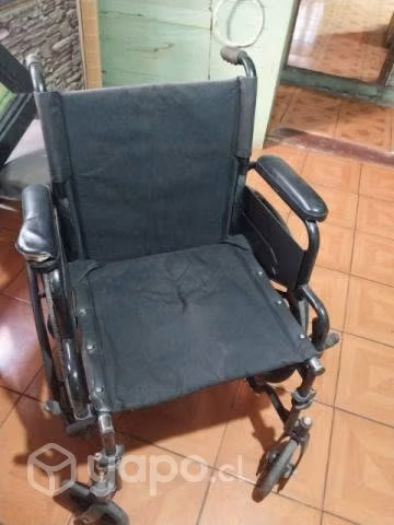 Silla de rueda semi nueva - Imagen 3