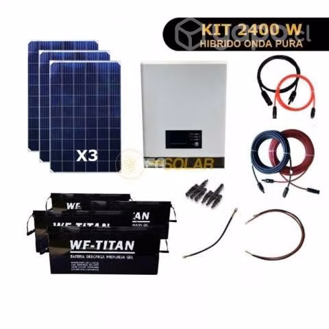 Kit neosolar 2400w ampliable neosolar
