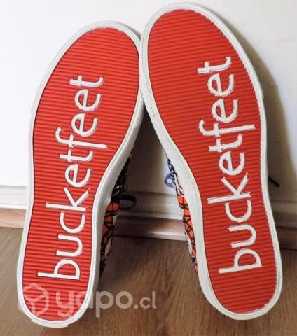 Zapatillas Bucketfeet Diseño Artista Nuevas