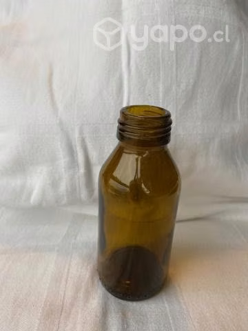 Frasco De Vidrio Ámbar De 100 Ml