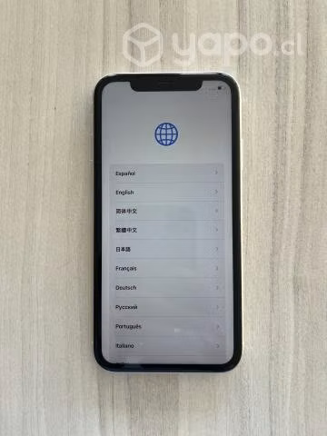 iPhone 11 64 Gb, color silver (blanco )