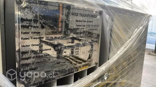 Transformador Schaffer 150 KVA 380 Volt