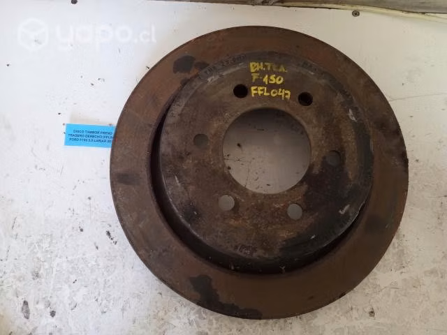 Disco Tambor Freno Trasero Derecho (FFL047) Ford F
