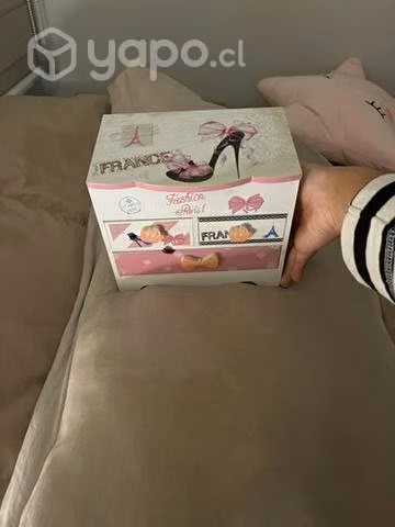 Joyero de madera con espejo - Imagen 3