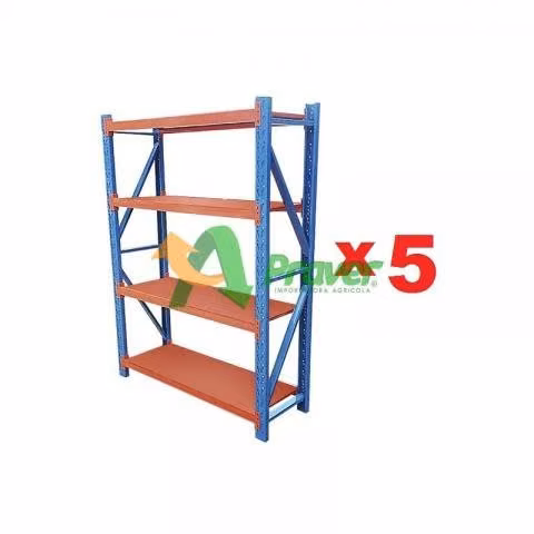 Pack 5 Estantería Rack Profesional Indu