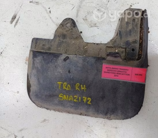 Bota Barro Tras der (2172) Ssangyong New Actyon