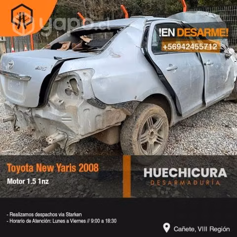 Butacas Toyota New Yaris 1.5 2008