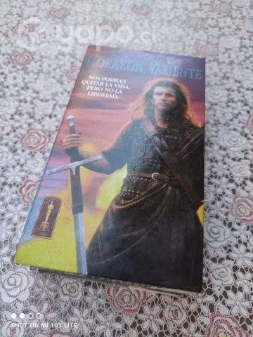 VHS Corazon Valiente - Caja 2 VHS - Impecable