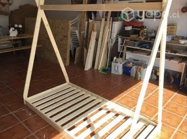 Cama + colchón ortopédico