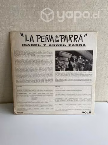 Isabel Parra y Angel Parra La Peña de los Parra LP