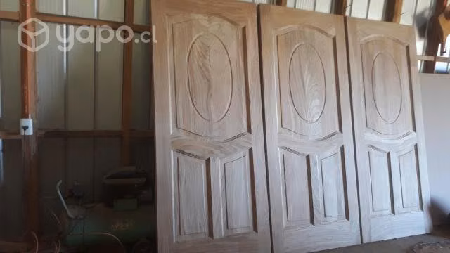 Puertas de castaño
