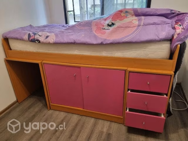 Cama con gavetas 1,5plz - Imagen 3