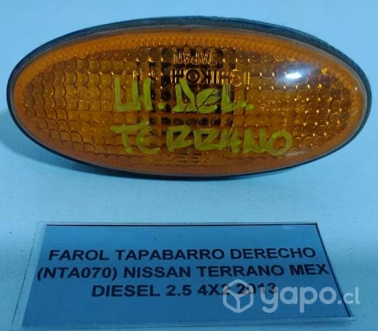 Farol Tapabarro Der (070) Nissan Terrano Mex 2013
