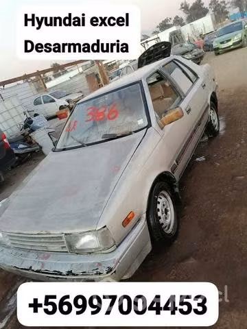 Hyundai excel puerta piloto