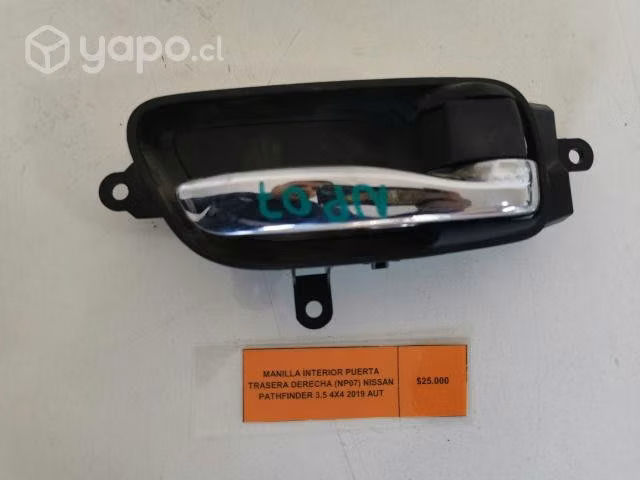 Manilla Inter Pta tra Der Nissan Pathfinder 2019
