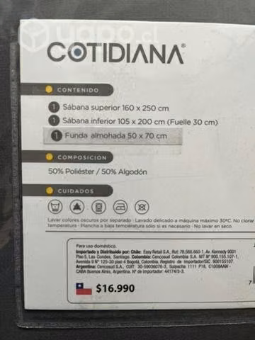 Sábanas NUEVAS, 1,5 plazas, sin sacar de la funda - Imagen 4