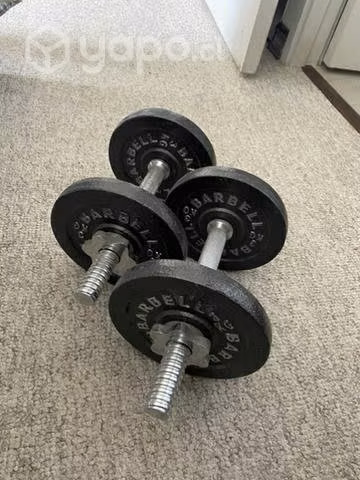 Mancuernas barbell 7kg c/u