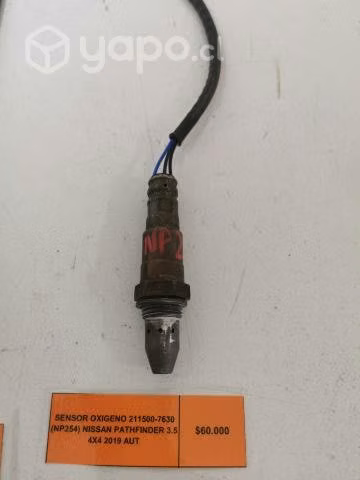 Sensor Oxigeno (NP254) Nissan Pathfinder 2019 3.5