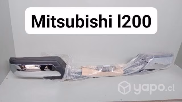 Parachoque trasero mitsubishi l200 cromado dmg mu8