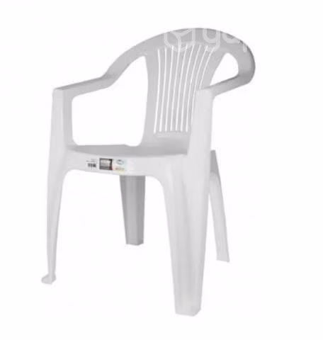Pack de 4 sillas plasticas blancas