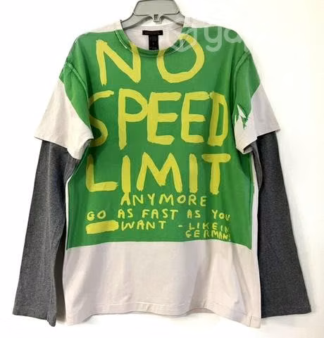 Polera Marca Custo Barcelona Talla Xl Verde