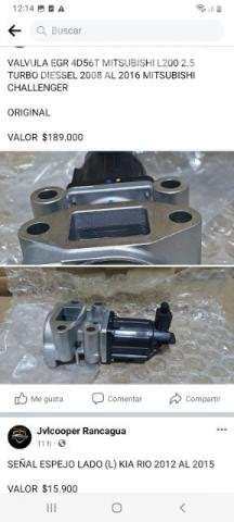 Válvula EGR 4D56T mitsubishi L200 - Imagen 2