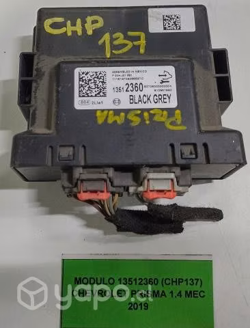 Módulo 13512360 (CHP137) Chevrolet Prisma 1.4 MEC