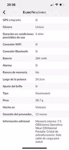 Reloj Samsung Smart Watch 5 40mm