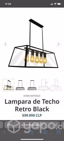 Lampara de techo