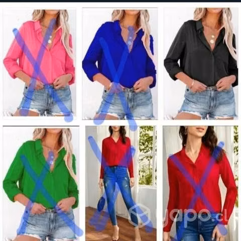 Camisas viscosa talla standar hasta xxl