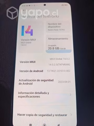 Redmi note 10 pro