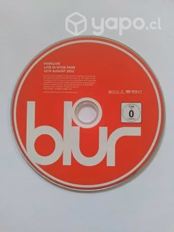 Blur parklive dvd