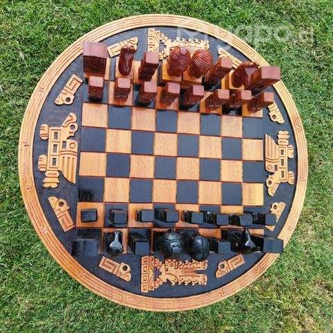 Mesa de ajedrez estilo andino - Imagen 4