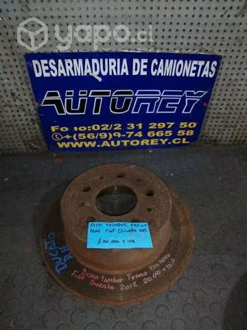 Disco Tambor Freno Trasero Fiat Ducato 2012