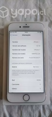 IPHONE 7. 256gb IMPECABLE LIBERADO. - Imagen 3
